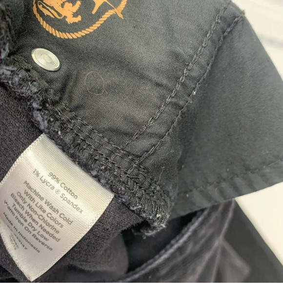 Talbots Corduroy Pants Woman Size 18‎  Curvy Black Straight Leg Pockets Stretch - Picture 9 of 12